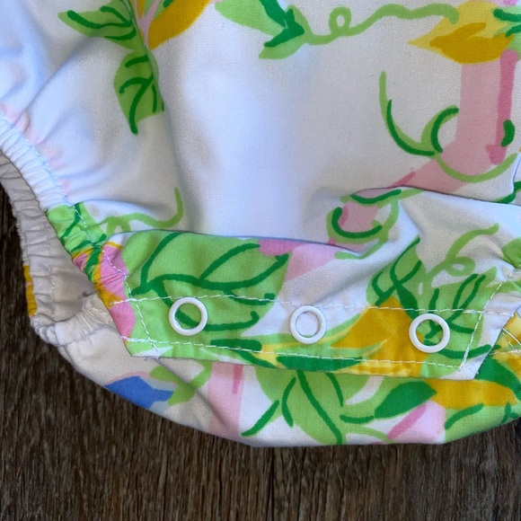 Tbbc size 0/6 Marietta Morning Glory sunsuit with H mono.  Excellent condition - Picture 3 of 7
